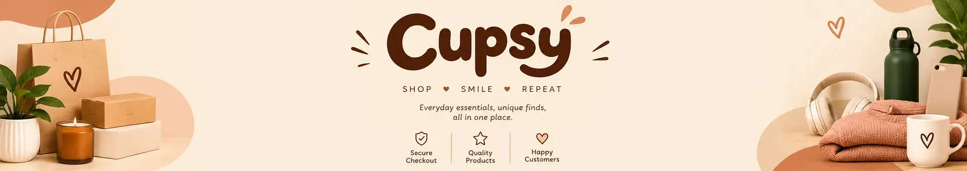 Banner for cupsy
